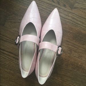 Freda Salvador Blush Pointed Toe Flats